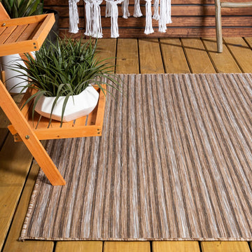 Finn Modern Farmhouse Pinstripe Area Rug
